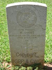 Dar Es Salaam War Cemetery - Cooke, W